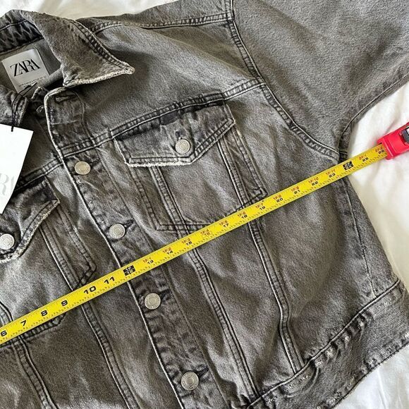 NWT Zara OVERSIZED MULTI-POSITIONAL JACKETSize M-L - Picture 6 of 12